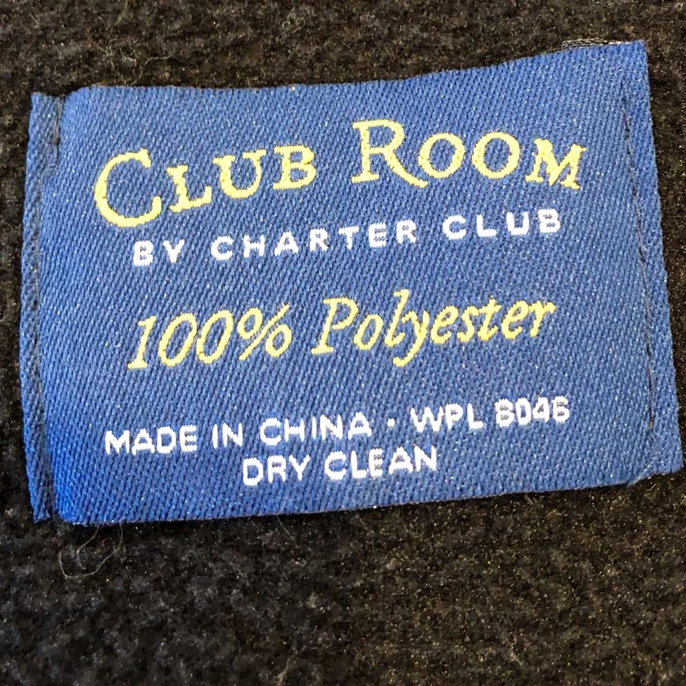 Charter Club Men’s Black Scarf